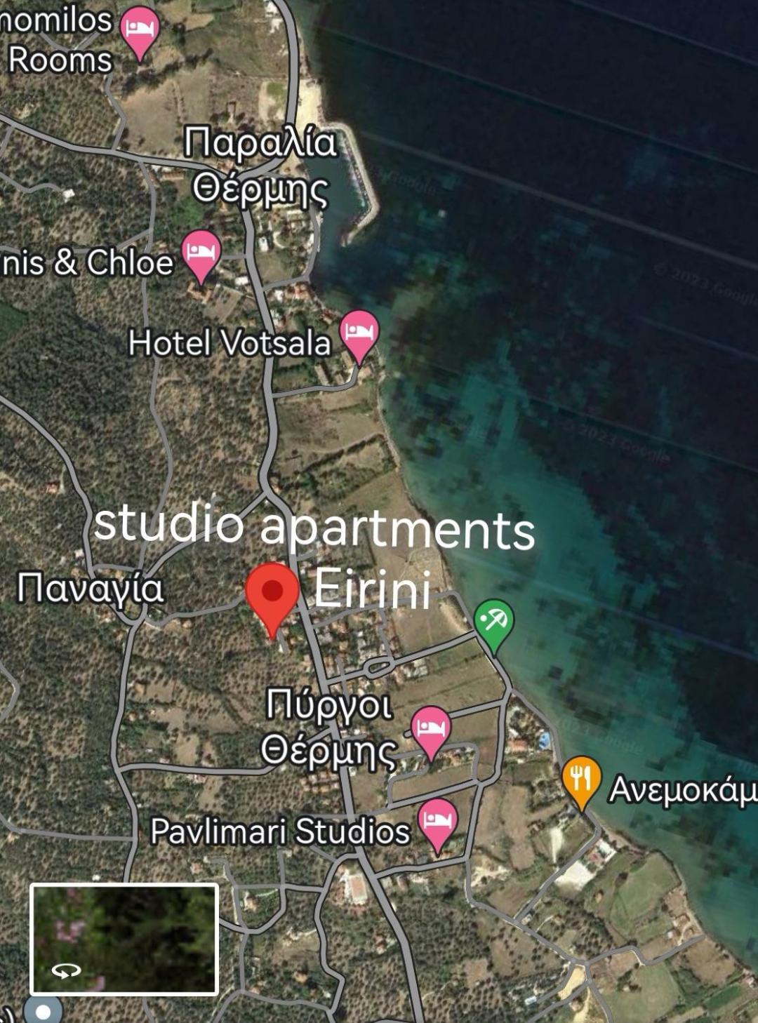 Studio Apartments Eirini Pyrgi Thermis Ngoại thất bức ảnh